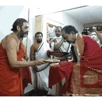 CM KCR met Chinna Jeeyar Swamy