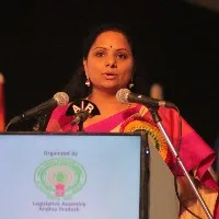 MLC Kavitha counters Assam CM