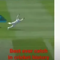 latham catches ball
