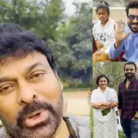 Helming camera, Chiranjeevi records family's Sankranti celebrations