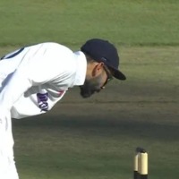 Virat Kohli frustration in stadium