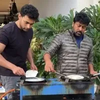 Chiranjeevi and Varun Tej make dosas