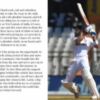 Virat Kohli steps down as Test captain of India