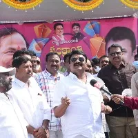 Talasani attends Kite Festival in Hyderabad
