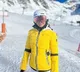 Samantha tours in Swiss snowy mountains