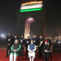 Shah thanks Modi for unveiling hologram statue of Netaji at India Gate