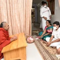 Vellampalli meets China Jeeyar Swamy