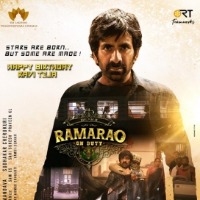 Ravi Teja's special birthday poster from 'Ramarao On Duty' unveiled