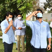 Ram Charan unfurls national flag at Chiranjeevi Trust office on R-Day