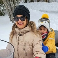 Fed up of gym exercises, actress Rambha takes a break