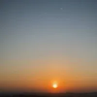 Chiranjeevi captures sunrise beautifully