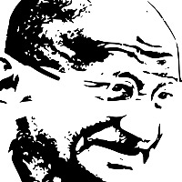 Gandhiji carried the burden of humanity on his shoulders and trod the earth