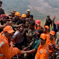 Army rescues trekker trapped in fault line in Kerala