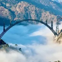 Railway Unveiled Worlds Highest Arch Bridge On Clouds