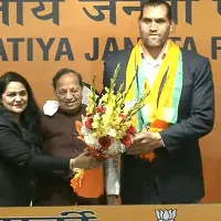 Wrestler The Great Khali joins Bharatiya Janata Party
