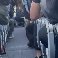 Flight Attendant Hit Unruly Passenger Head twice with Tea Pot