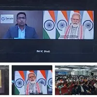 PM inaugurates Garuda aerospace kisan drone manufacturing facilities