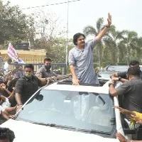 Pawan Kalyan going to Narasapuram by road
