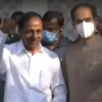 CM KCR talks to media after meeting with Uddhav Thackeray