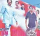 Pawan fans puts flexi of KCR in Vijayawada