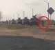 Ukrainian man tries to stop Russian military convoy as it nears Kyiv