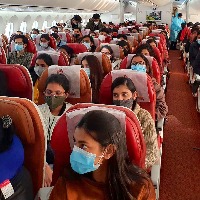 250 Indian students arrive in Delhi from Romania under 'Operation Ganga'