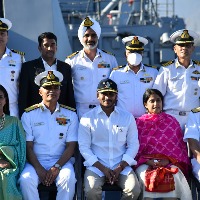 CM Jagan dedicates INS Visakhapatnam to nation