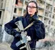 Ex-Miss Ukraine takes up arms to fight off Russian army