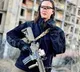 Former miss Ukraine takes rifle to battle against Russian forces