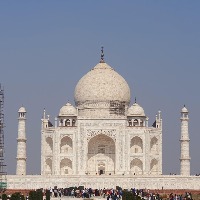 Aircraft spotted flying over Taj Mahal