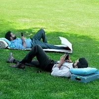 Jr NTR and Ram Charan chillax between shots on 'RRR'