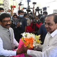 kcr meets jharkhand cm hemanth soren
