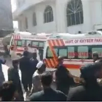 Huge explosion at a mosque in Peshawar