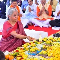 YCP MPs disappoints with officials in Nirmala Sitharaman visit