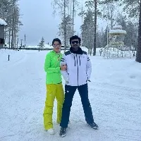Ram Charan and Upasana enjoys in Finland
