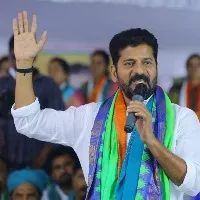 Revanth Reddy attends womens day celebrations at Gandhi Bhavan
