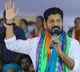 Revanth Reddy attends womens day celebrations at Gandhi Bhavan