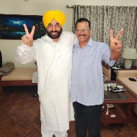 After trends show landslide win for AAP in Punjab, Kejriwal thanks people