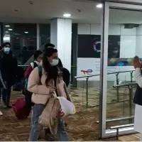 Union minister Anurag Thakur welcomes another group of Indian students from Ukraine