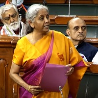 Sitharaman presents budget for J&K in Lok Sabha