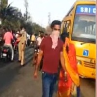 Three children killed in road accident in Vizianagaram district