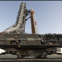 NASA's Artemis 1 mega SLS moon rocket makes public debut