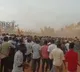 janasena flags at rrr event