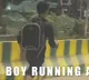 Boy runs home from work at midnight in Noida