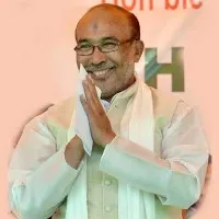 biren singh takes oath as manipur cm