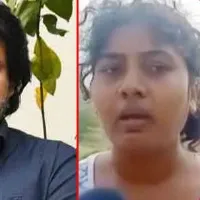 Jana sena woman worker protest at party office