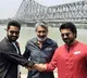 RRR speaks with the Kolkata press at the Howrah Bridge
