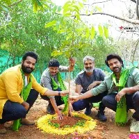 RRR team participates in green india challenge