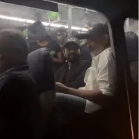 RRR Team Travels in RTC Bus