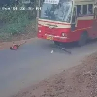 Kerala Boy Luckily escapes Unhurt